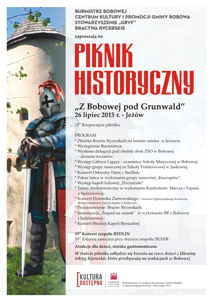 plakat piknik historyczny 2015