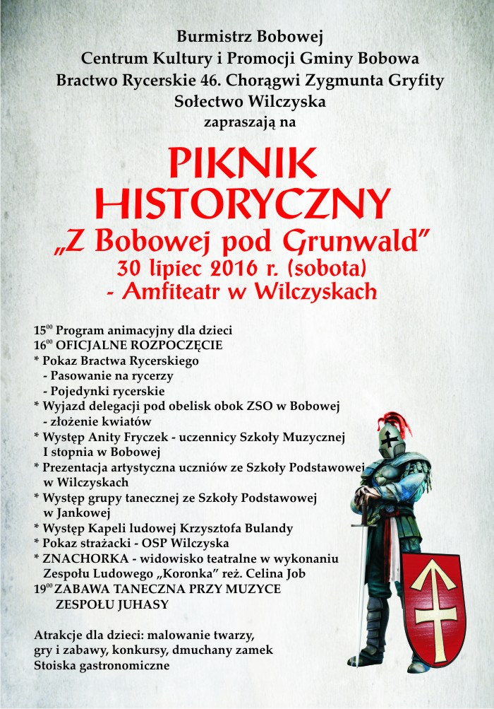 plakat piknik historyczny 2016.